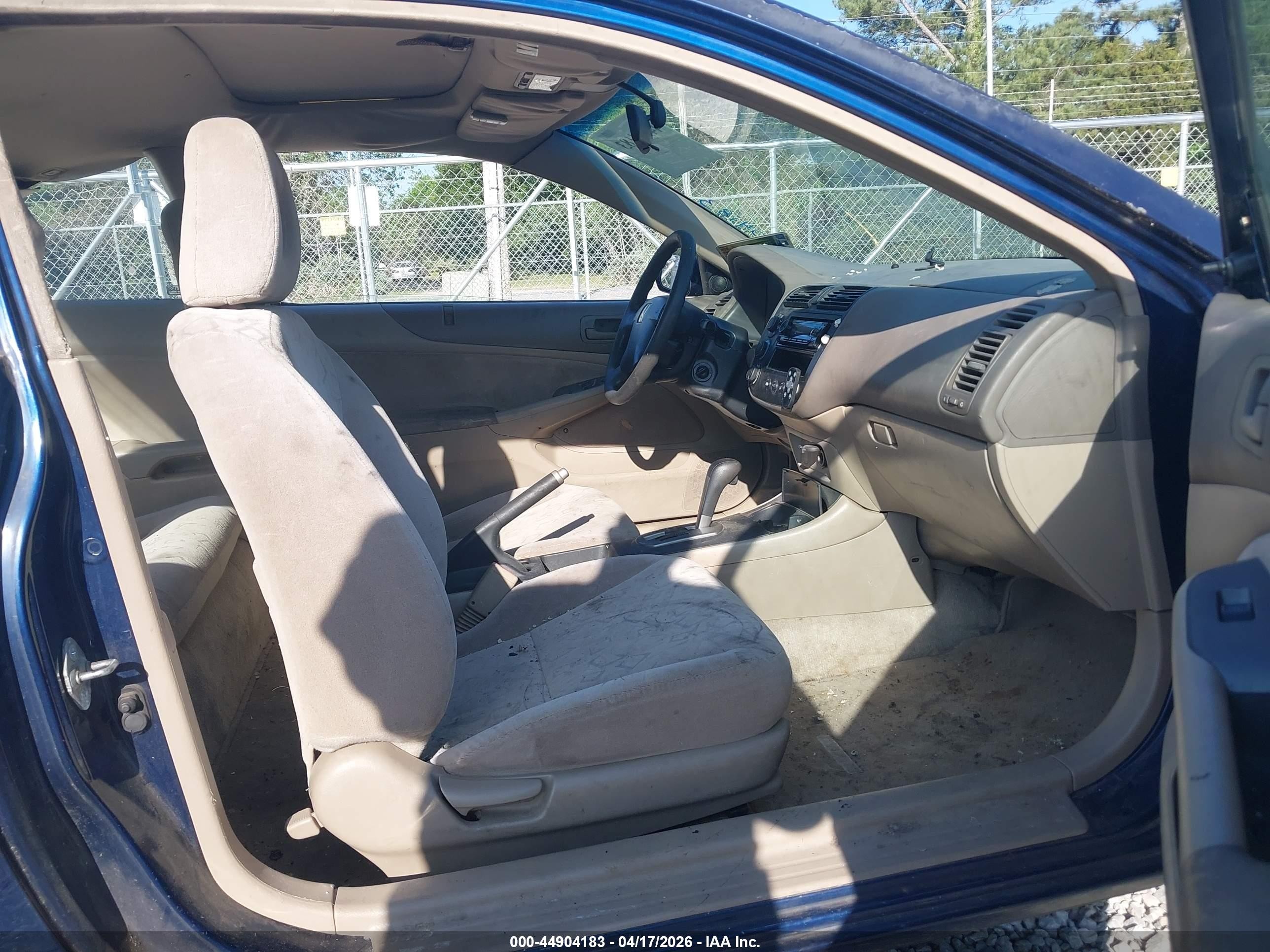 2002 Honda Civic Ex Blue vin: 1HGEM22922L087128