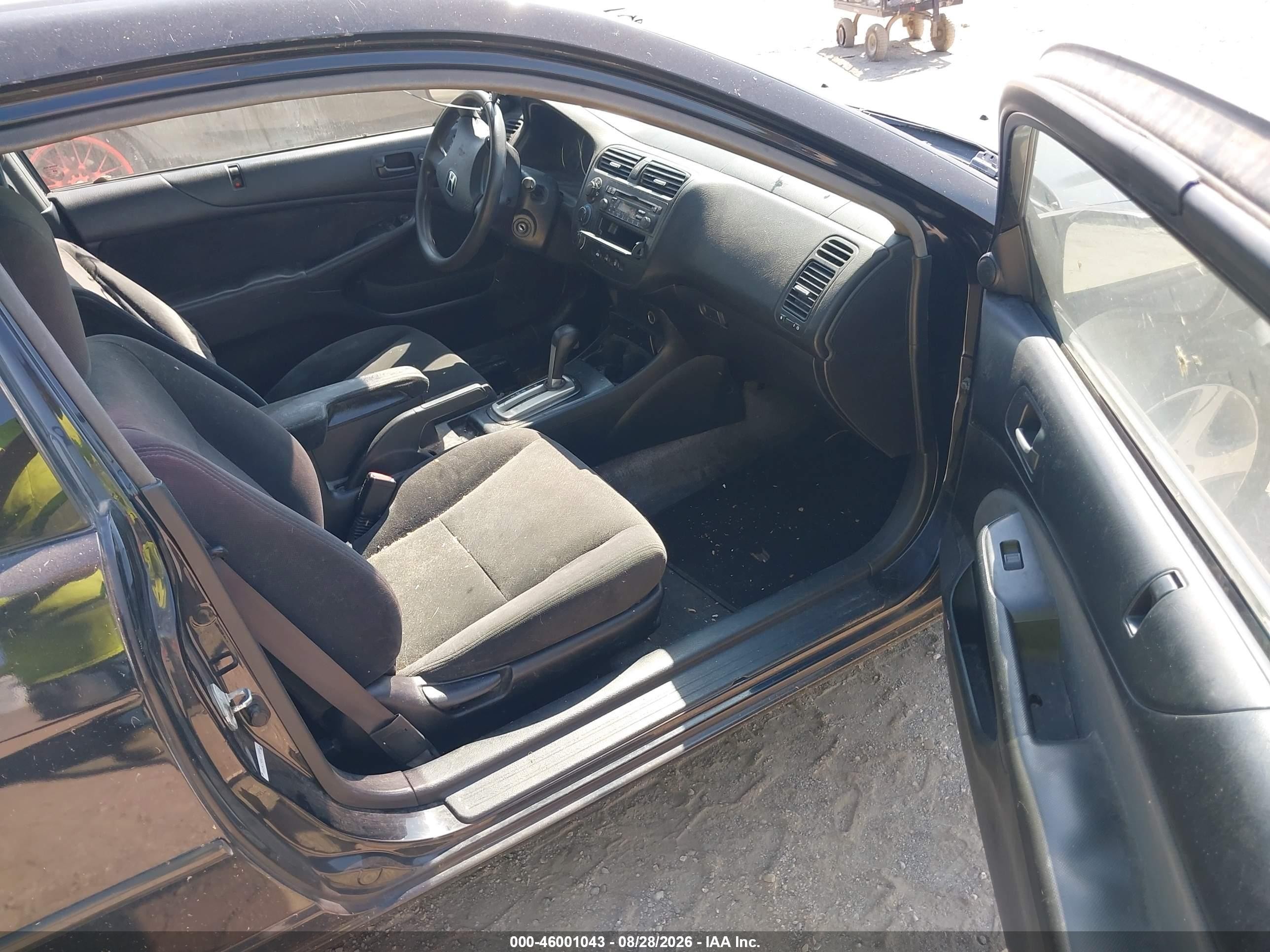 2004 Honda Civic Ex Черный vin: 1HGEM22924L019849