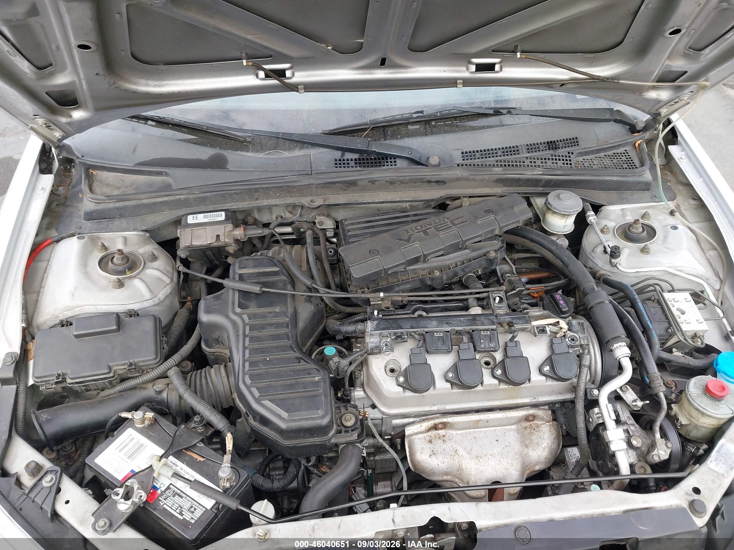 2005 Honda Civic Ex Silver vin: 1HGEM22925L000672