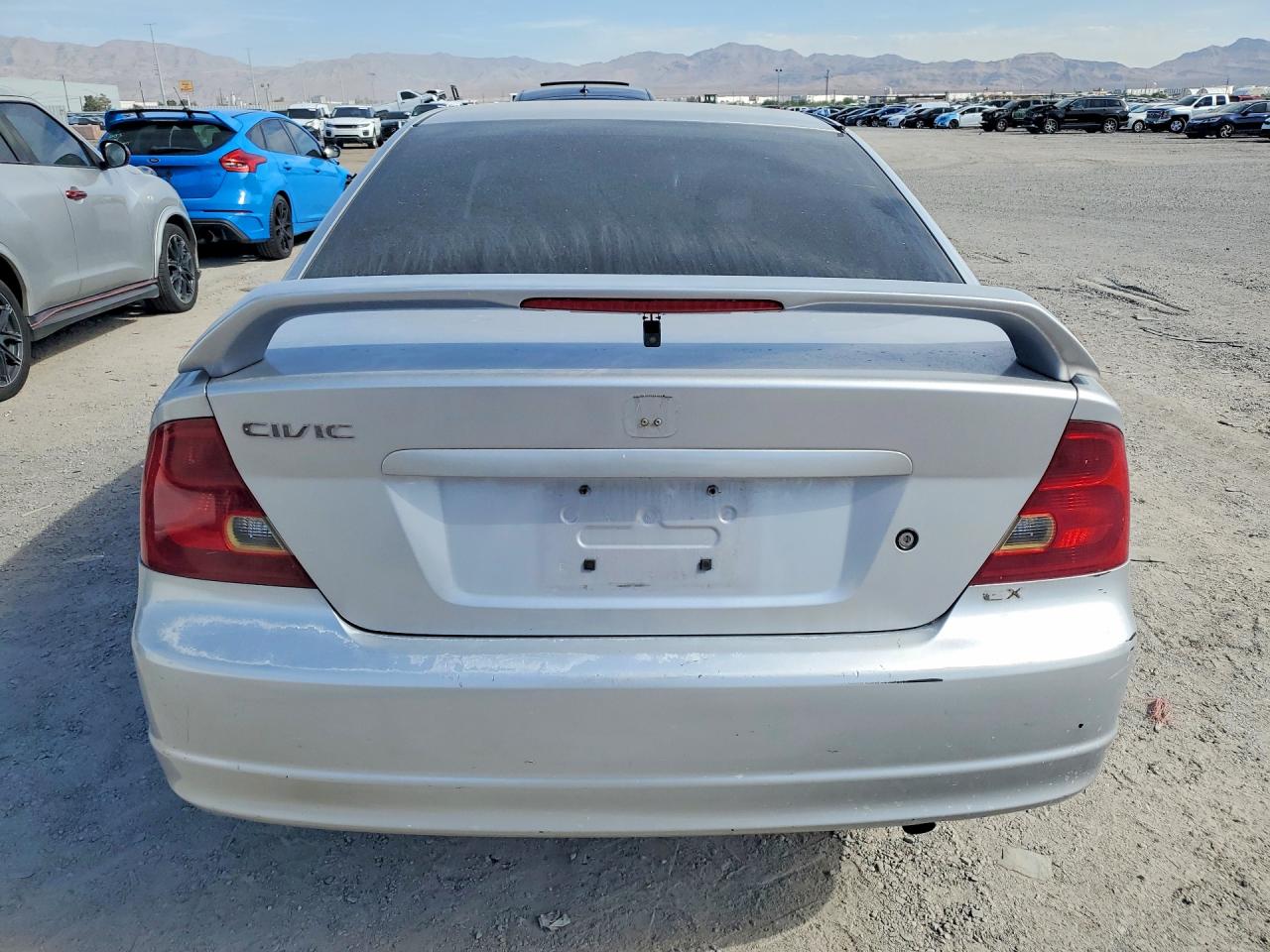 2001 Honda Civic Si Silver vin: 1HGEM22931L035585