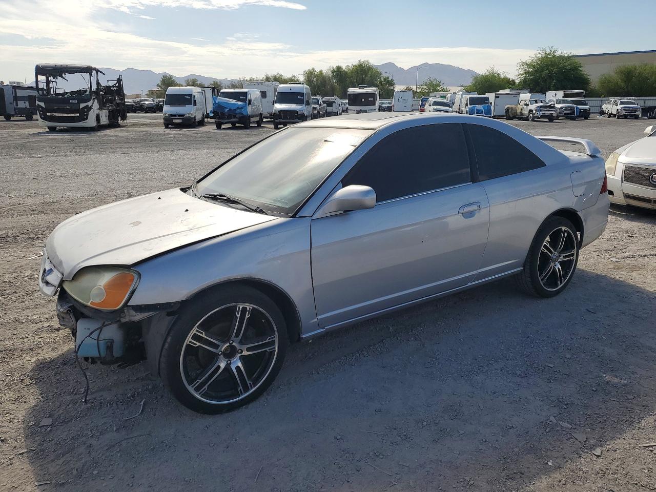2001 Honda Civic Si Silver vin: 1HGEM22931L035585
