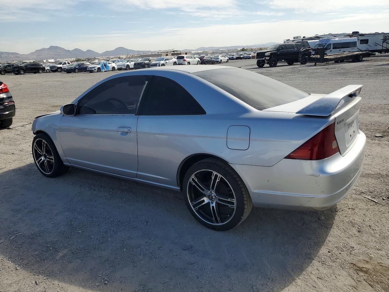 2001 Honda Civic Si Silver vin: 1HGEM22931L035585