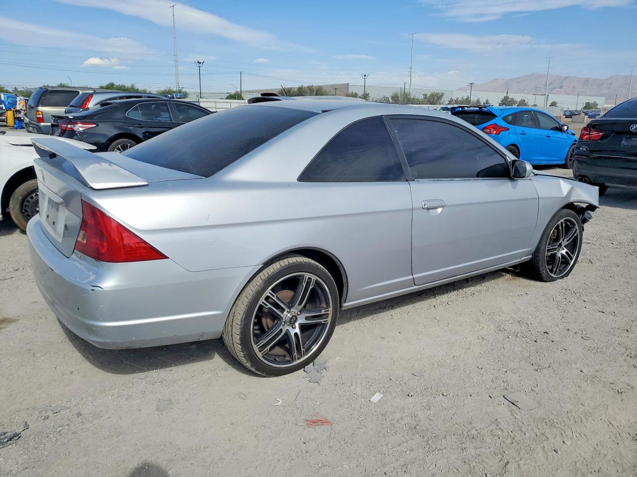 2001 Honda Civic Si Silver vin: 1HGEM22931L035585