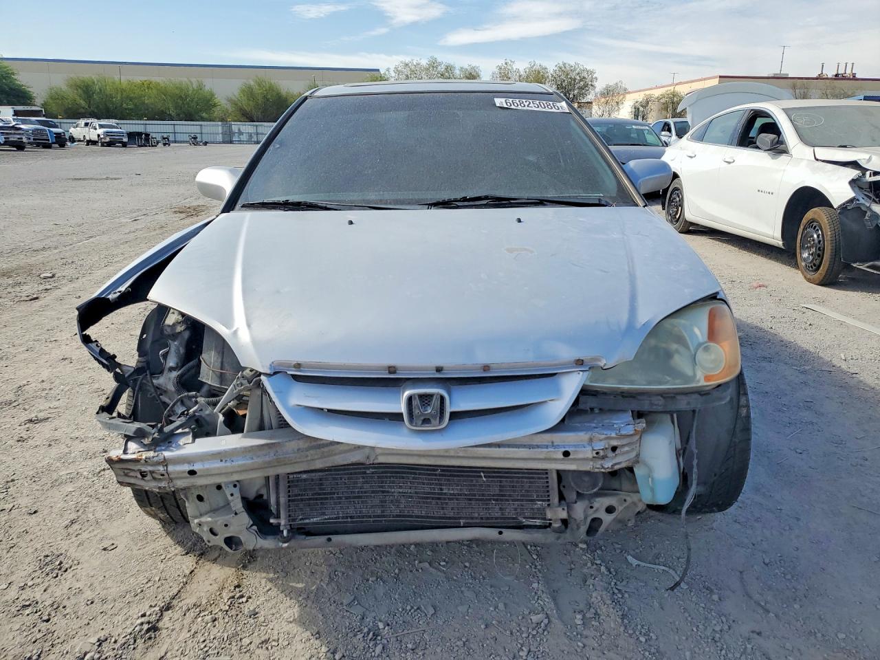 2001 Honda Civic Si Silver vin: 1HGEM22931L035585