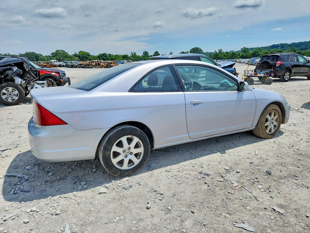2003 Honda Civic Ex Серебряный vin: 1HGEM22933L037811