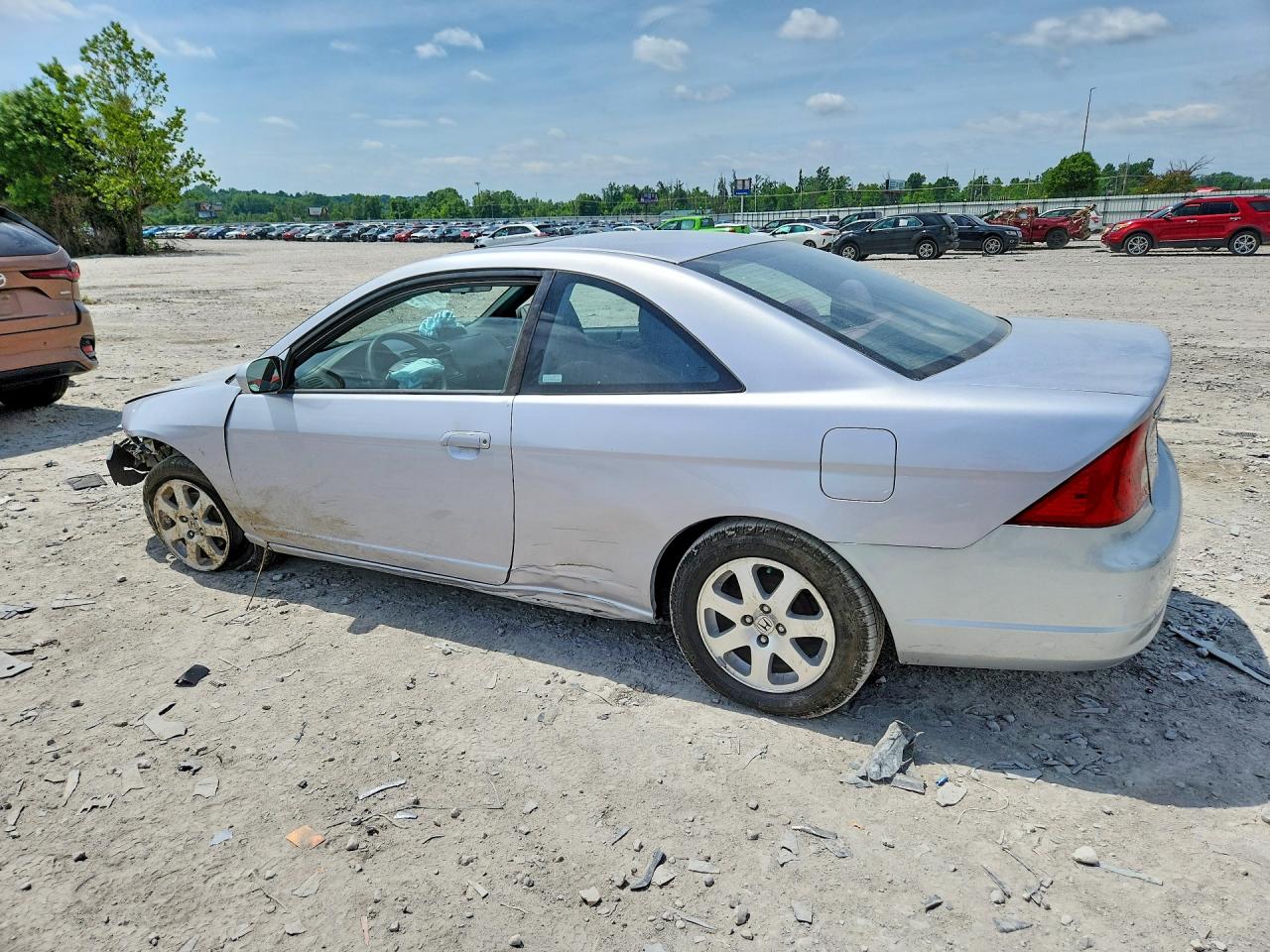 2003 Honda Civic Ex Серебряный vin: 1HGEM22933L037811