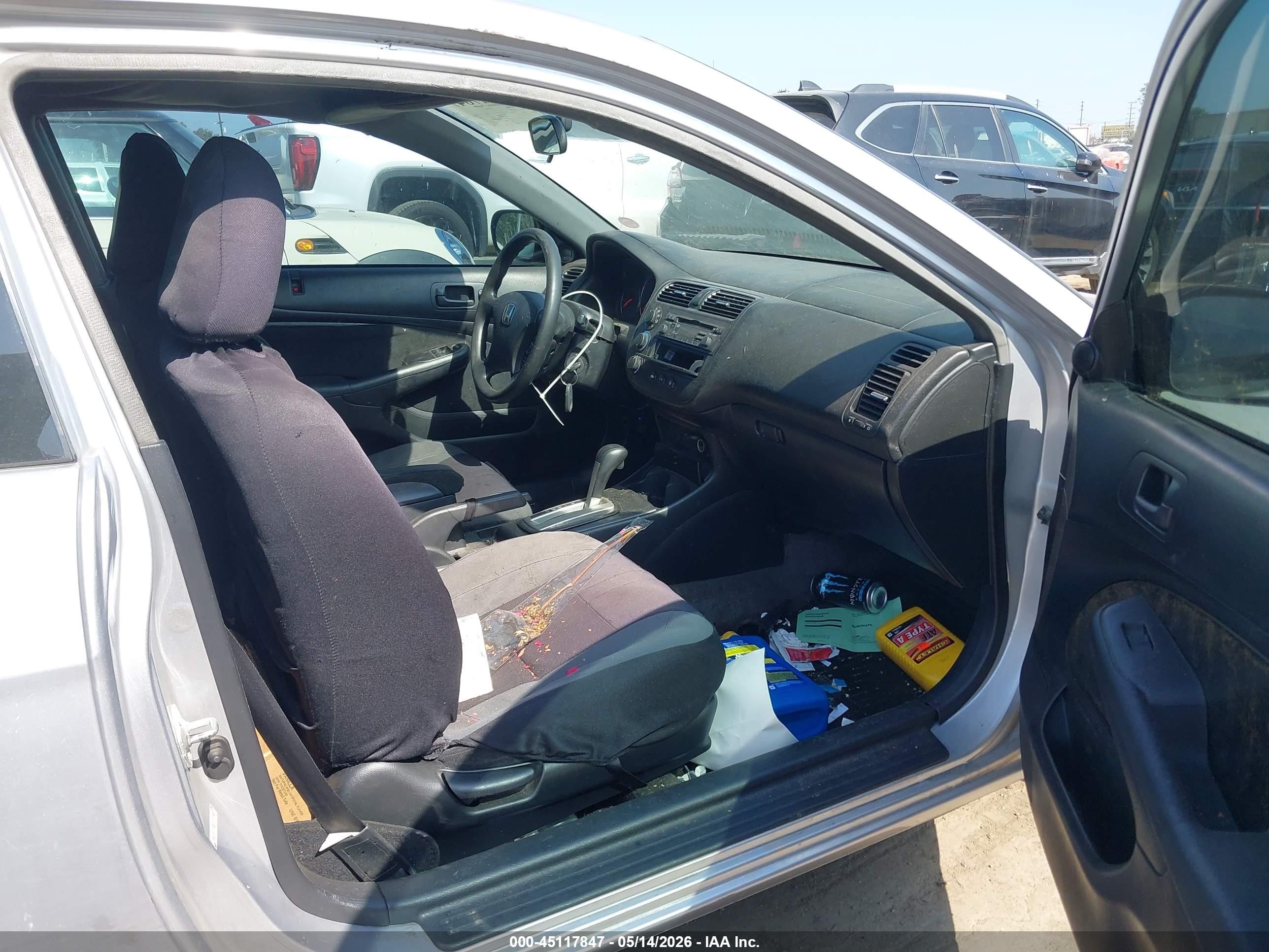 2003 Honda Civic Ex Silver vin: 1HGEM22933L052048