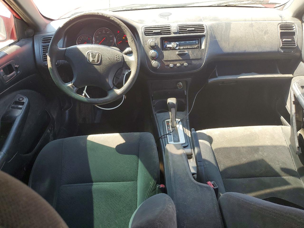 2003 Honda Civic Ex Red vin: 1HGEM22933L087382