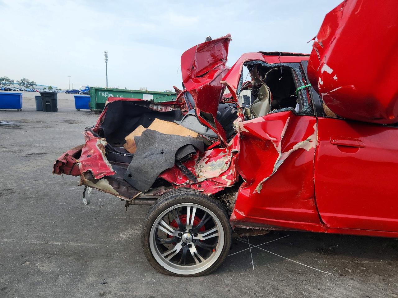 2004 Honda Civic Ex Red vin: 1HGEM22934L080188
