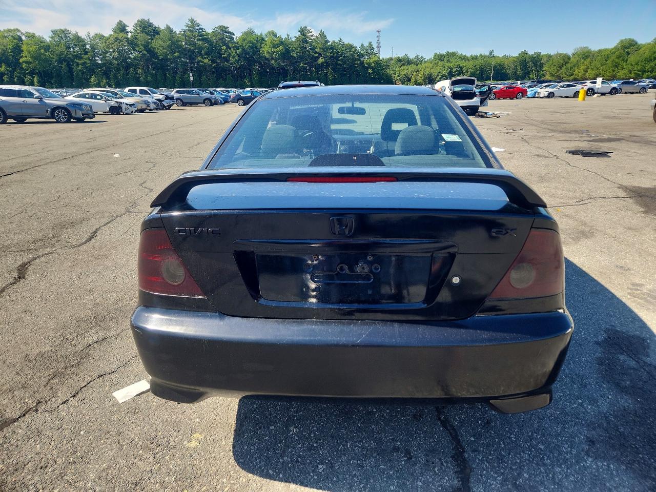 2005 Honda Civic Ex Серый vin: 1HGEM22935L021336