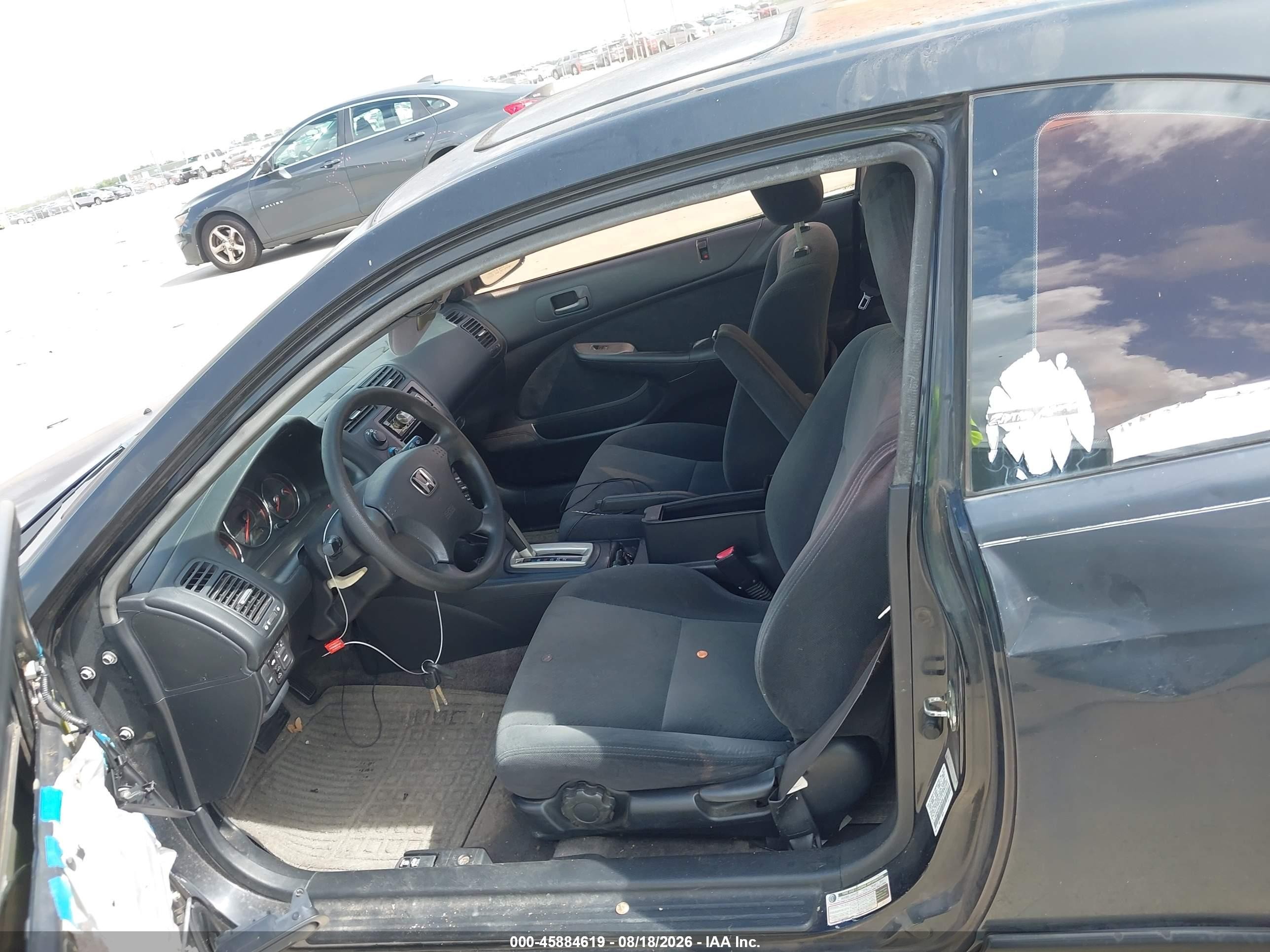 2005 Honda Civic Ex Black vin: 1HGEM22935L034393