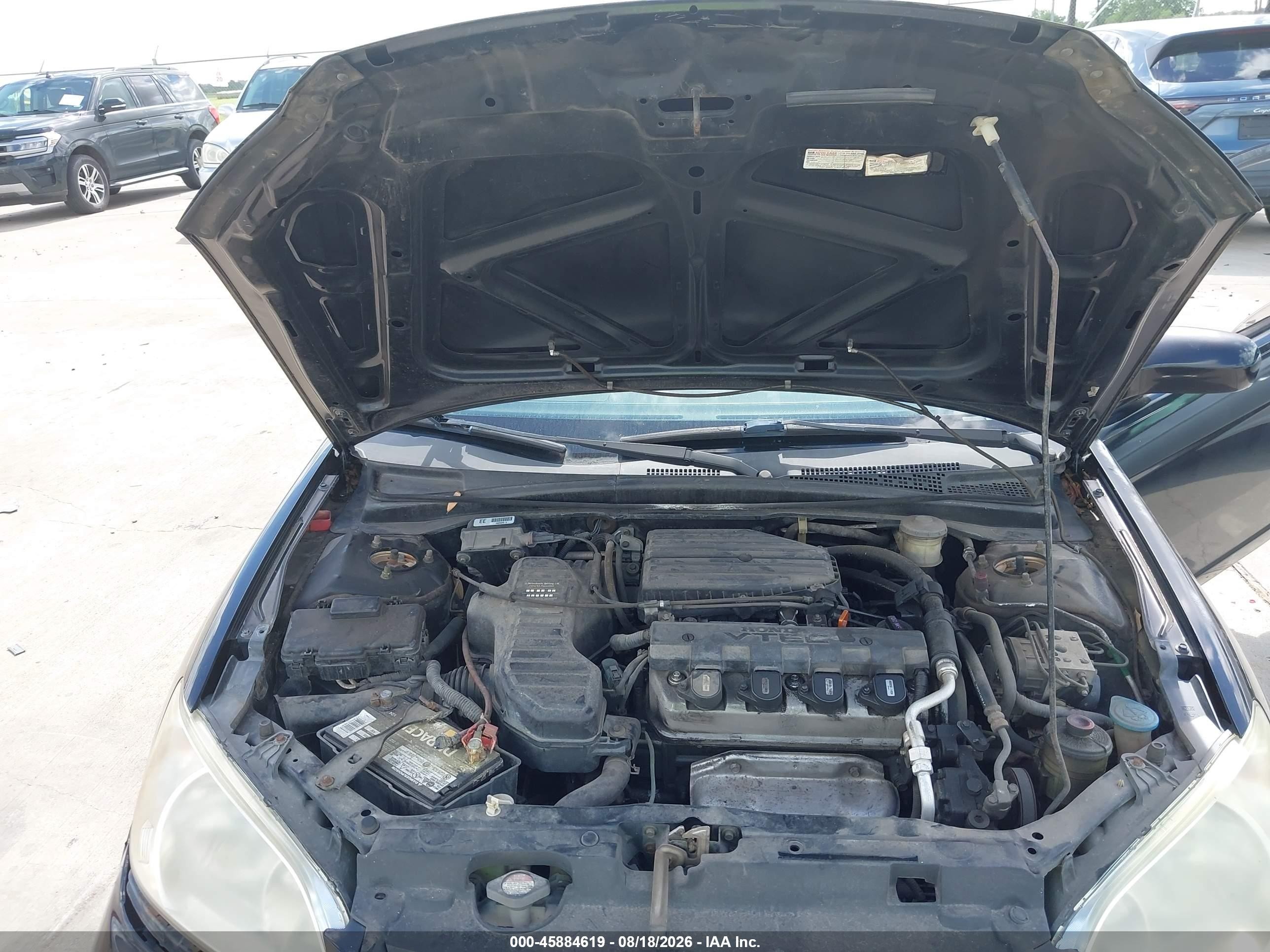2005 Honda Civic Ex Black vin: 1HGEM22935L034393