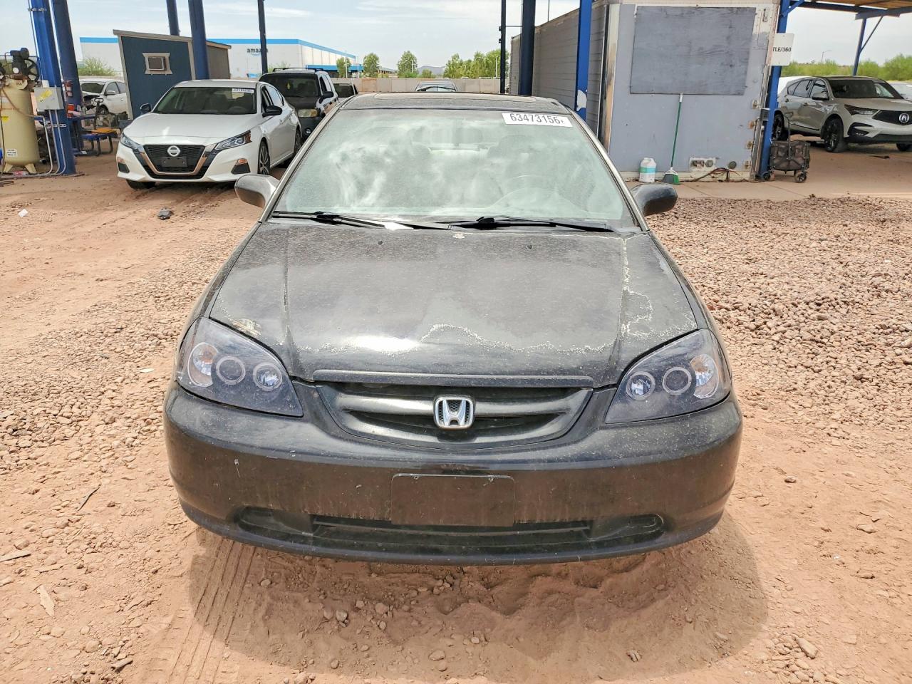 2001 Honda Civic Si Black vin: 1HGEM22941L013207