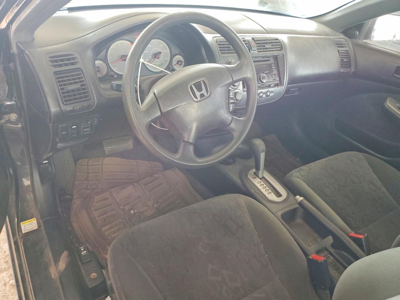 2001 Honda Civic Si Black vin: 1HGEM22941L013207