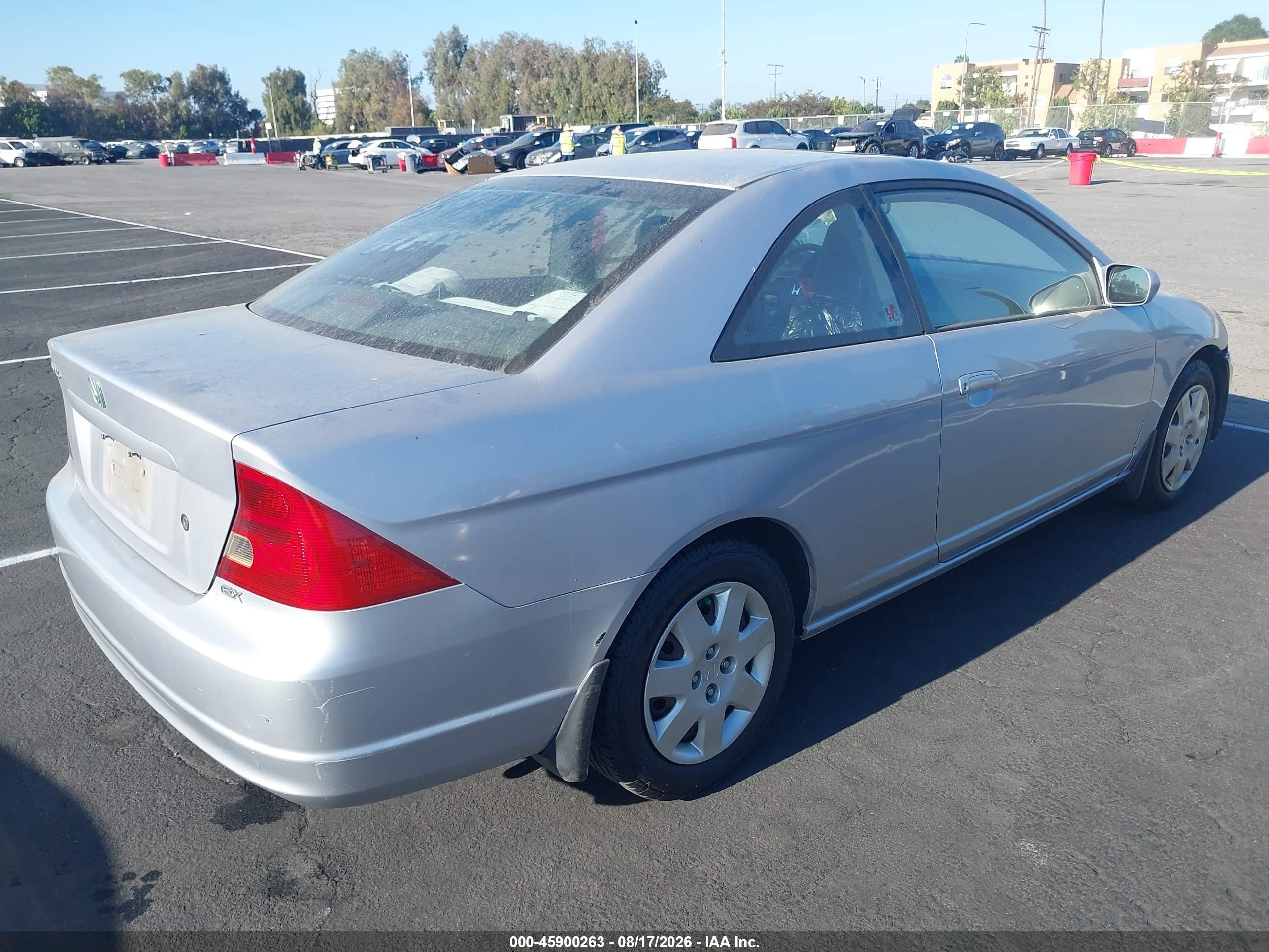 2001 Honda Civic Ex Silver vin: 1HGEM22941L038205