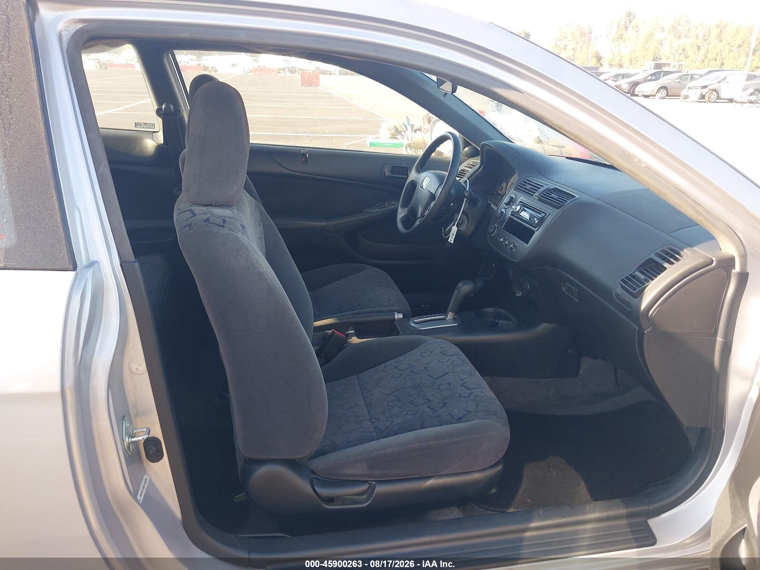 2001 Honda Civic Ex Silver vin: 1HGEM22941L038205