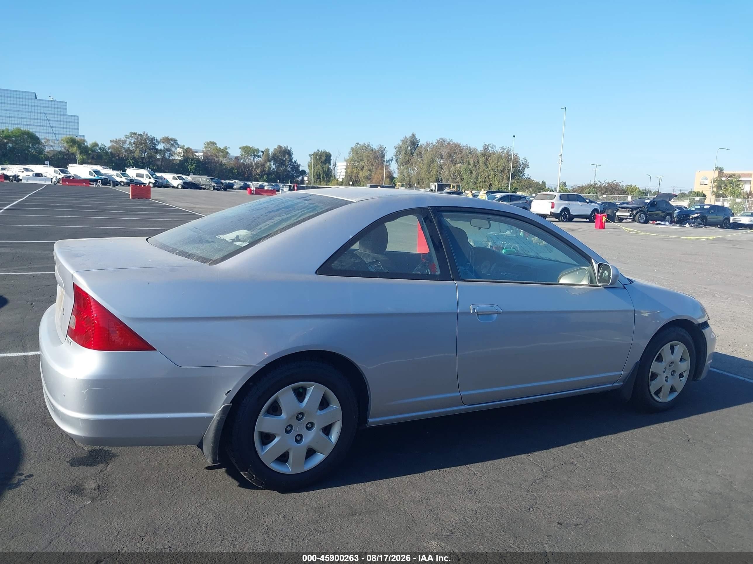 2001 Honda Civic Ex Silver vin: 1HGEM22941L038205