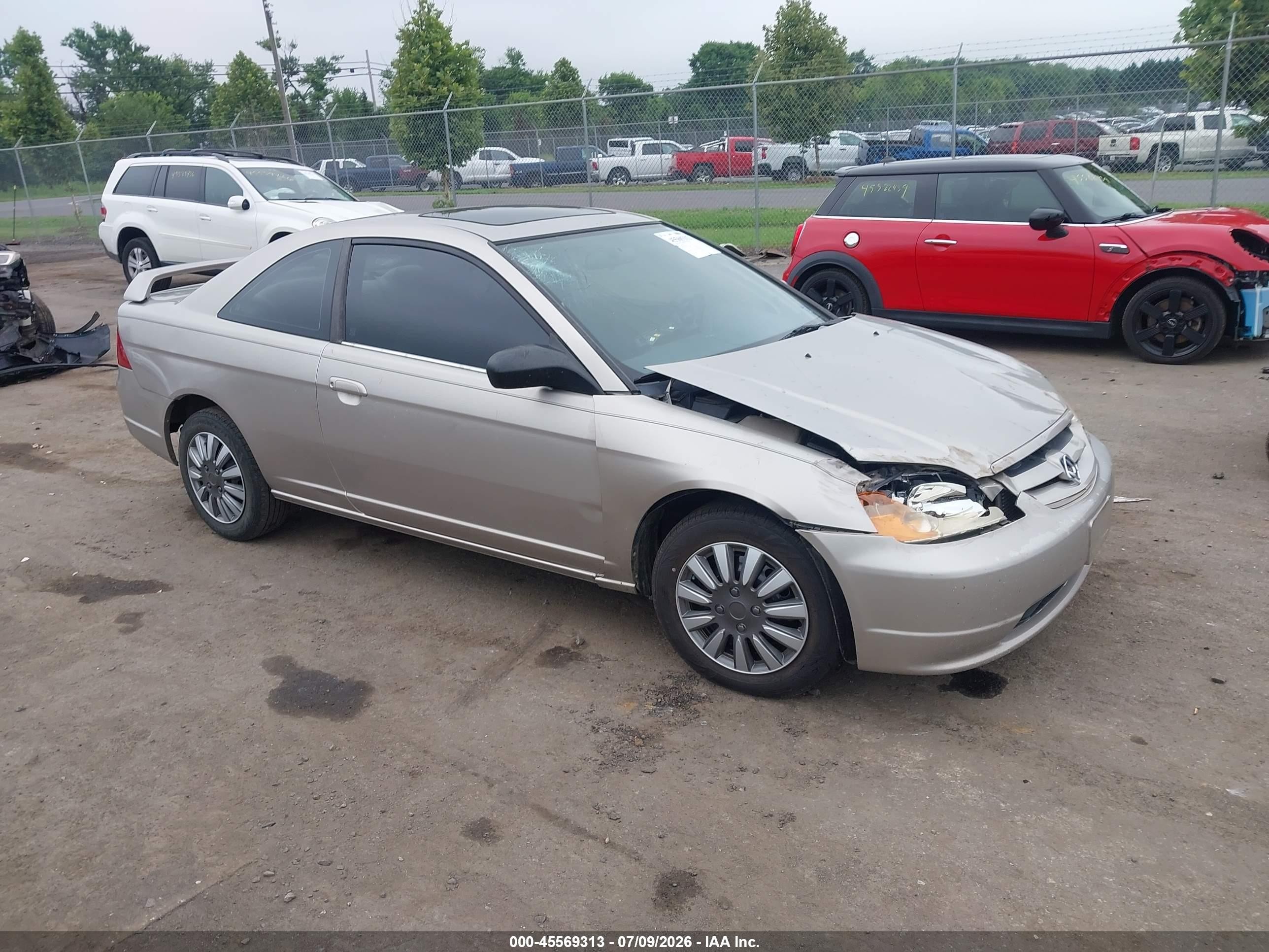 2002 Honda Civic Ex Gold vin: 1HGEM22942L078513