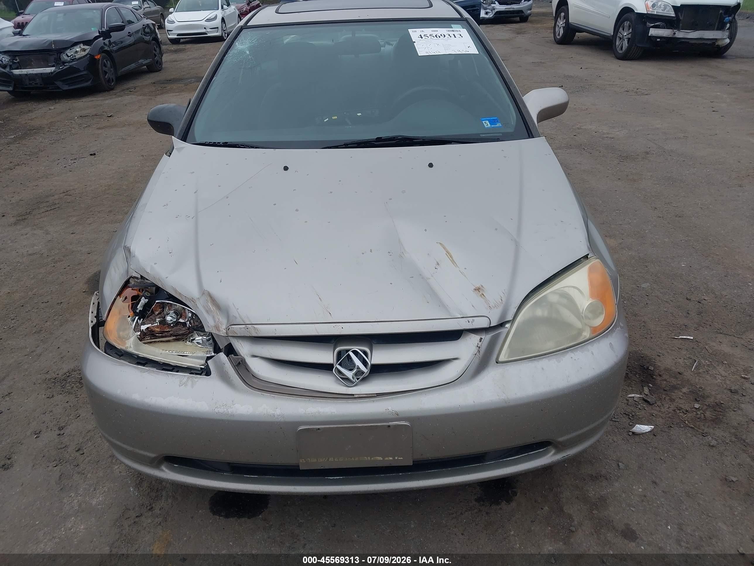 2002 Honda Civic Ex Gold vin: 1HGEM22942L078513