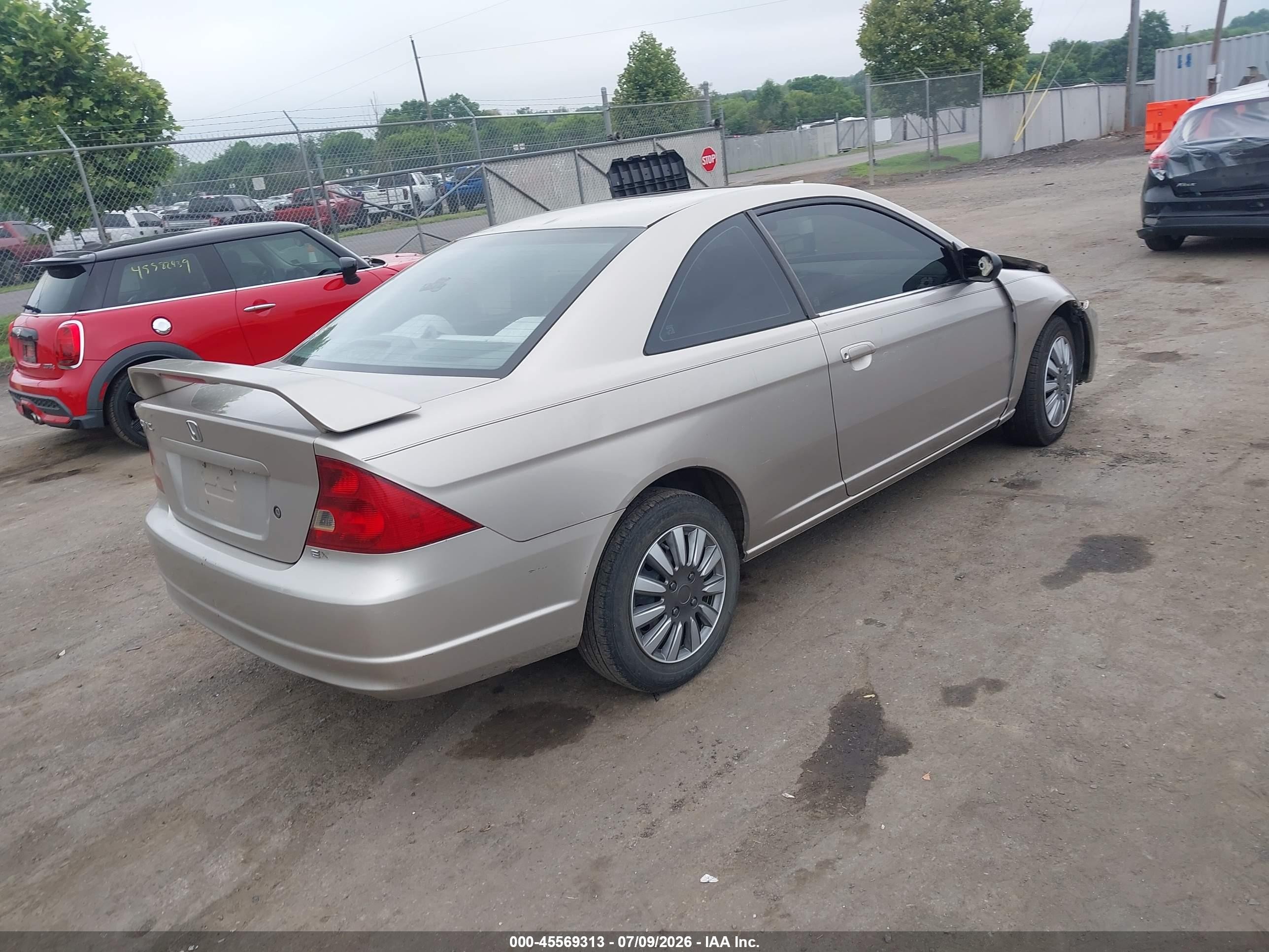 2002 Honda Civic Ex Gold vin: 1HGEM22942L078513