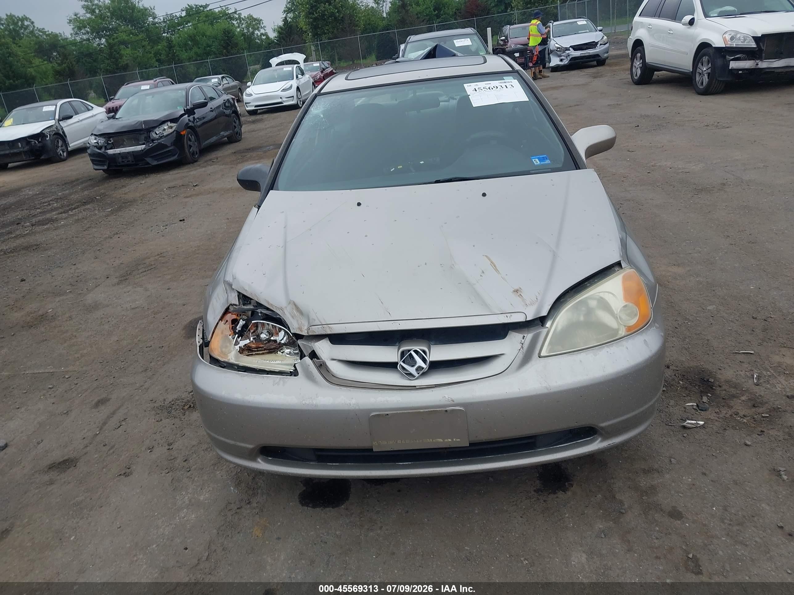 2002 Honda Civic Ex Gold vin: 1HGEM22942L078513