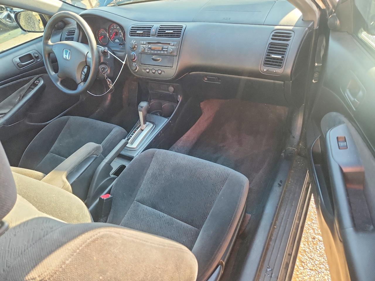 2004 Honda Civic Ex Black vin: 1HGEM22944L047667