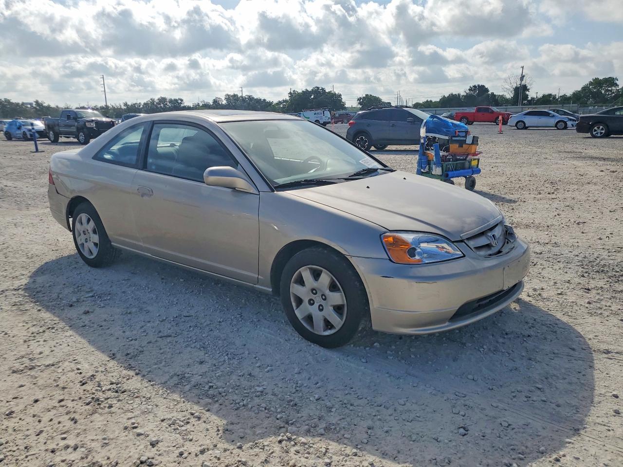 2002 Honda Civic Ex Золотой vin: 1HGEM22952L005182