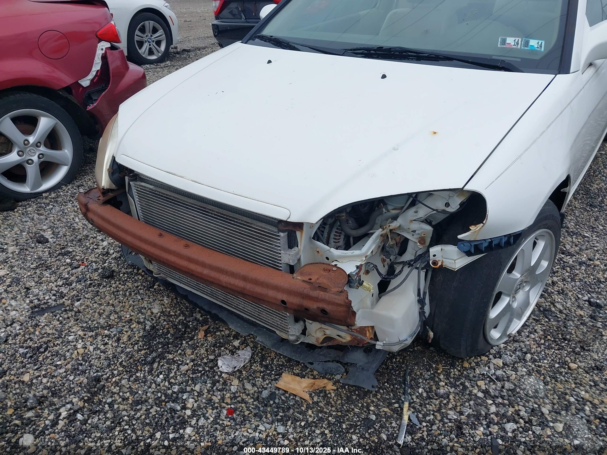2003 Honda Civic Ex White vin: 1HGEM22953L053475