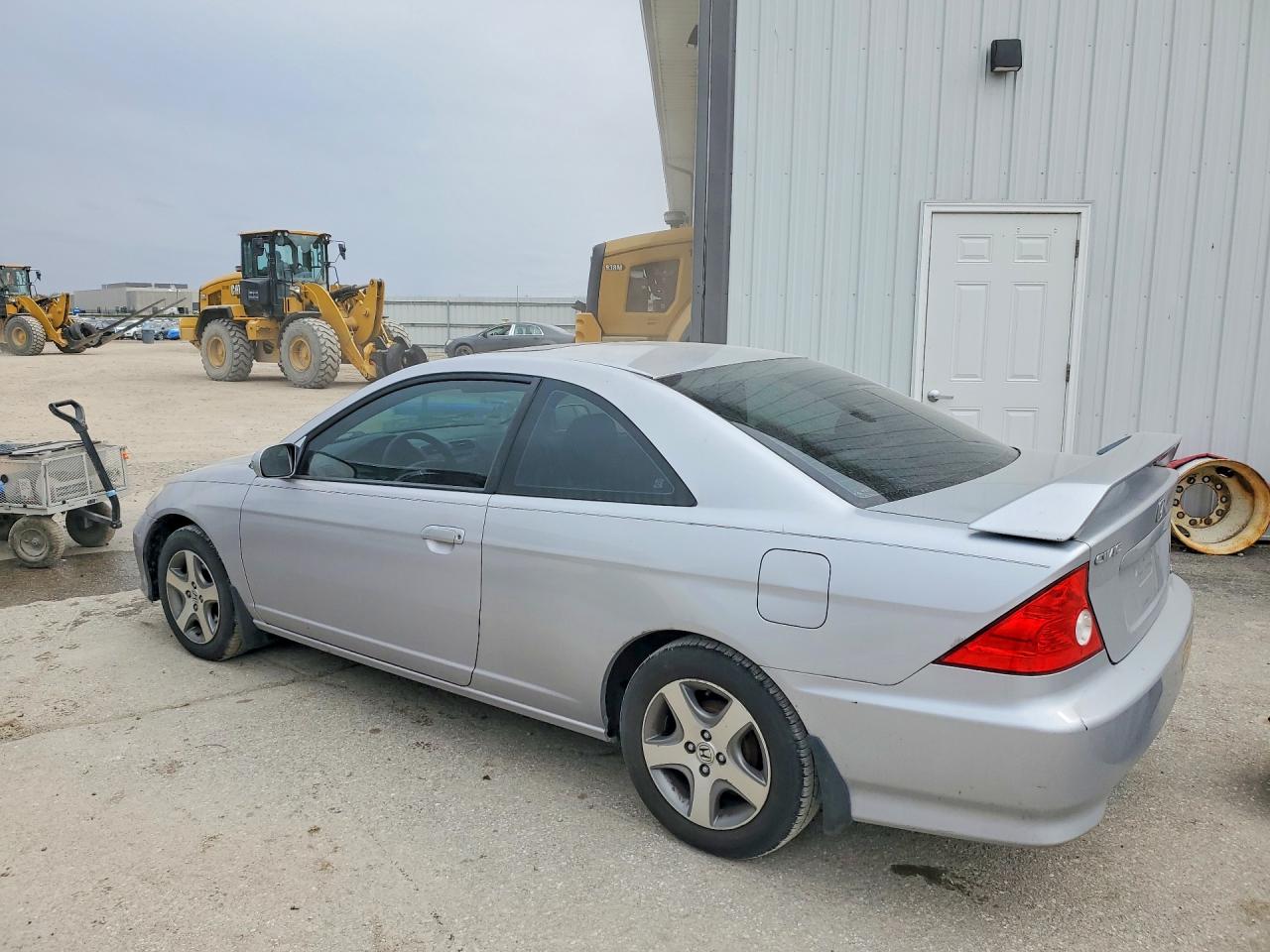 2004 Honda Civic Ex Gray vin: 1HGEM22954L009395