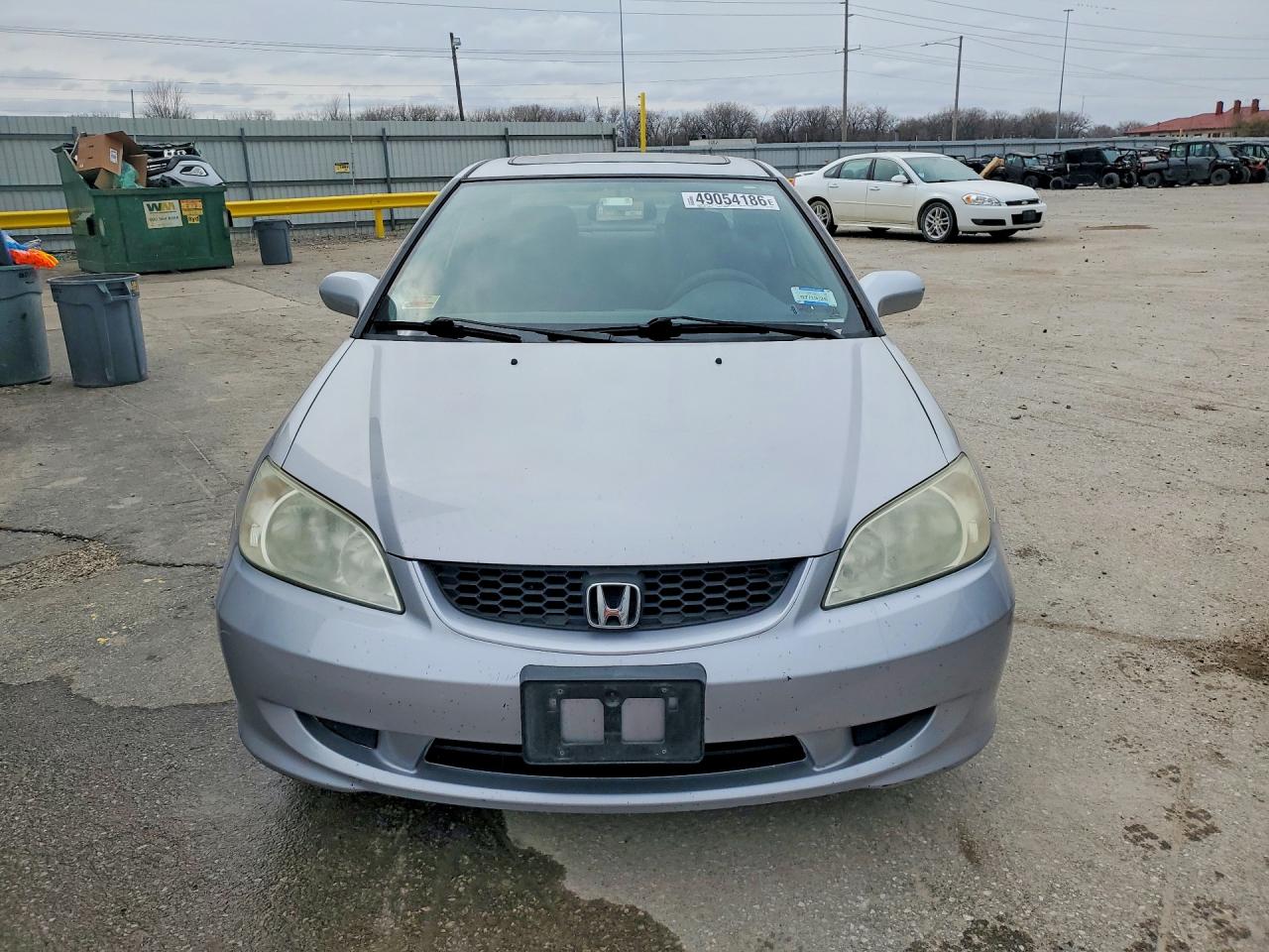 2004 Honda Civic Ex Gray vin: 1HGEM22954L009395