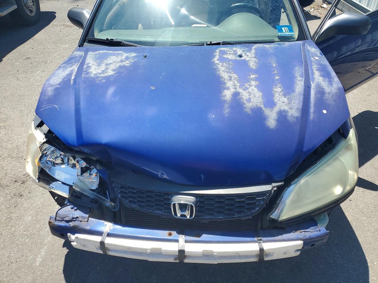2004 Honda Civic Ex Blue vin: 1HGEM22954L014760
