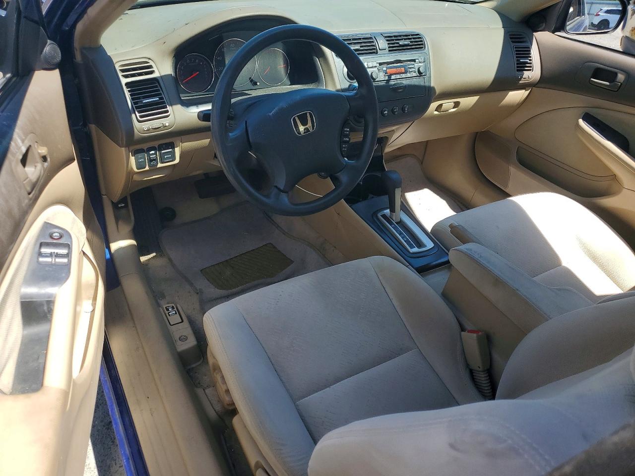 2004 Honda Civic Ex Blue vin: 1HGEM22954L014760