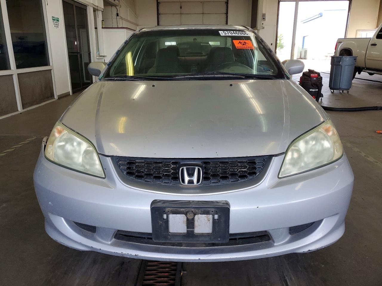 2004 Honda Civic Ex Silver vin: 1HGEM22954L015312