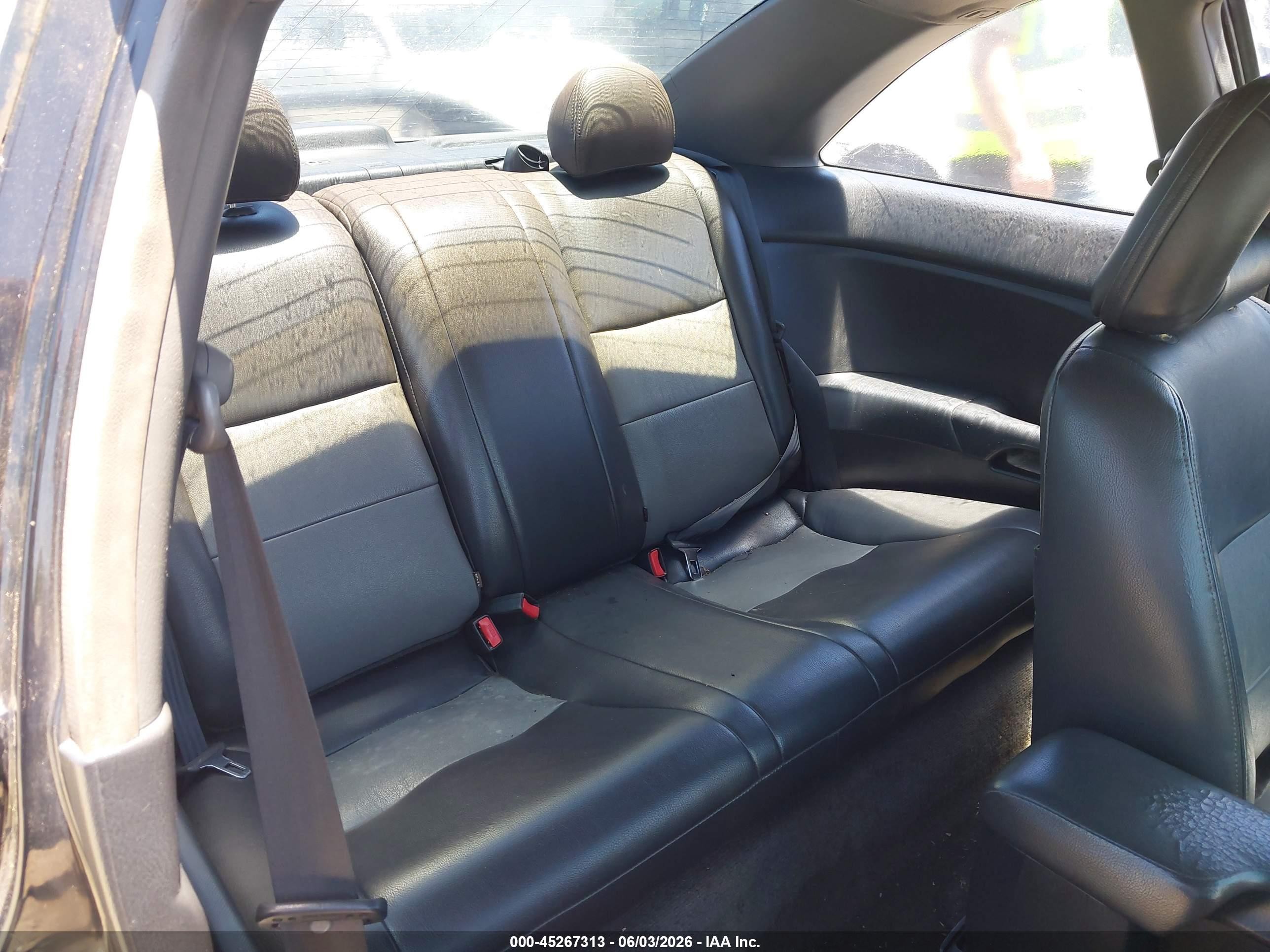 2005 Honda Civic Ex Black vin: 1HGEM22955L018602