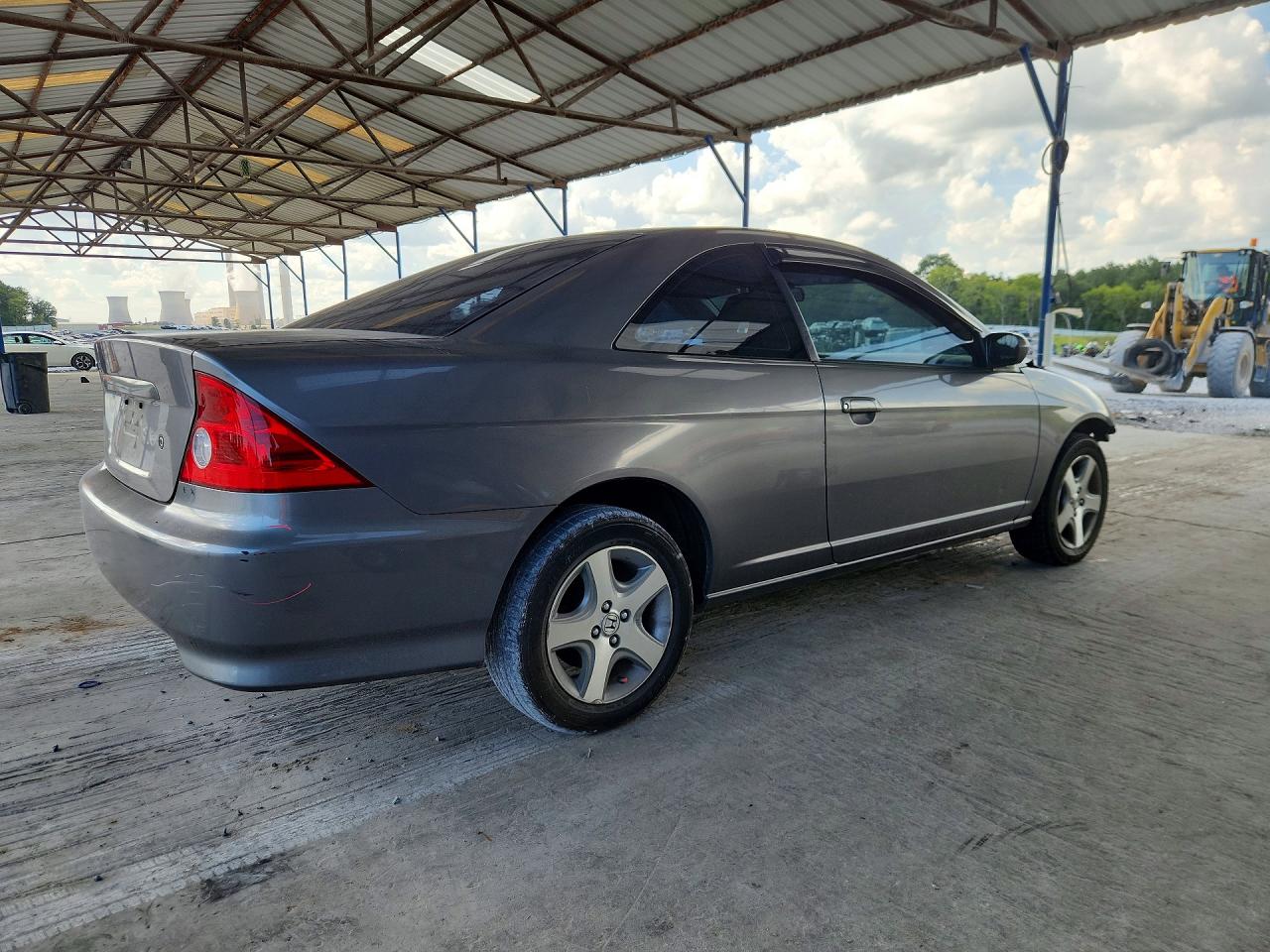 2005 Honda Civic Ex Gray vin: 1HGEM22955L035447
