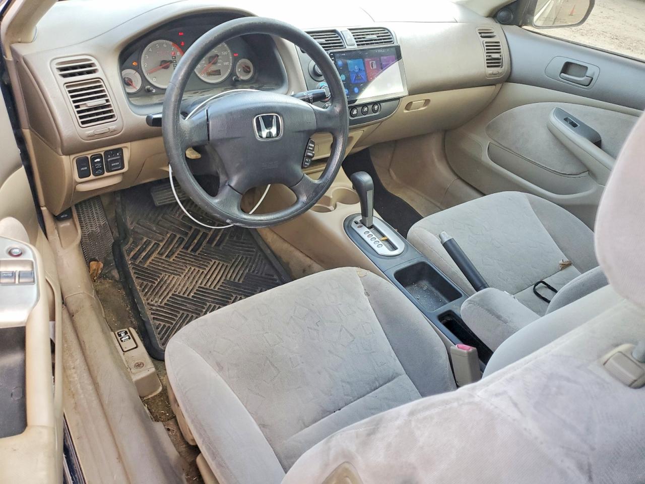 2001 Honda Civic Blue vin: 1HGEM22961L110179