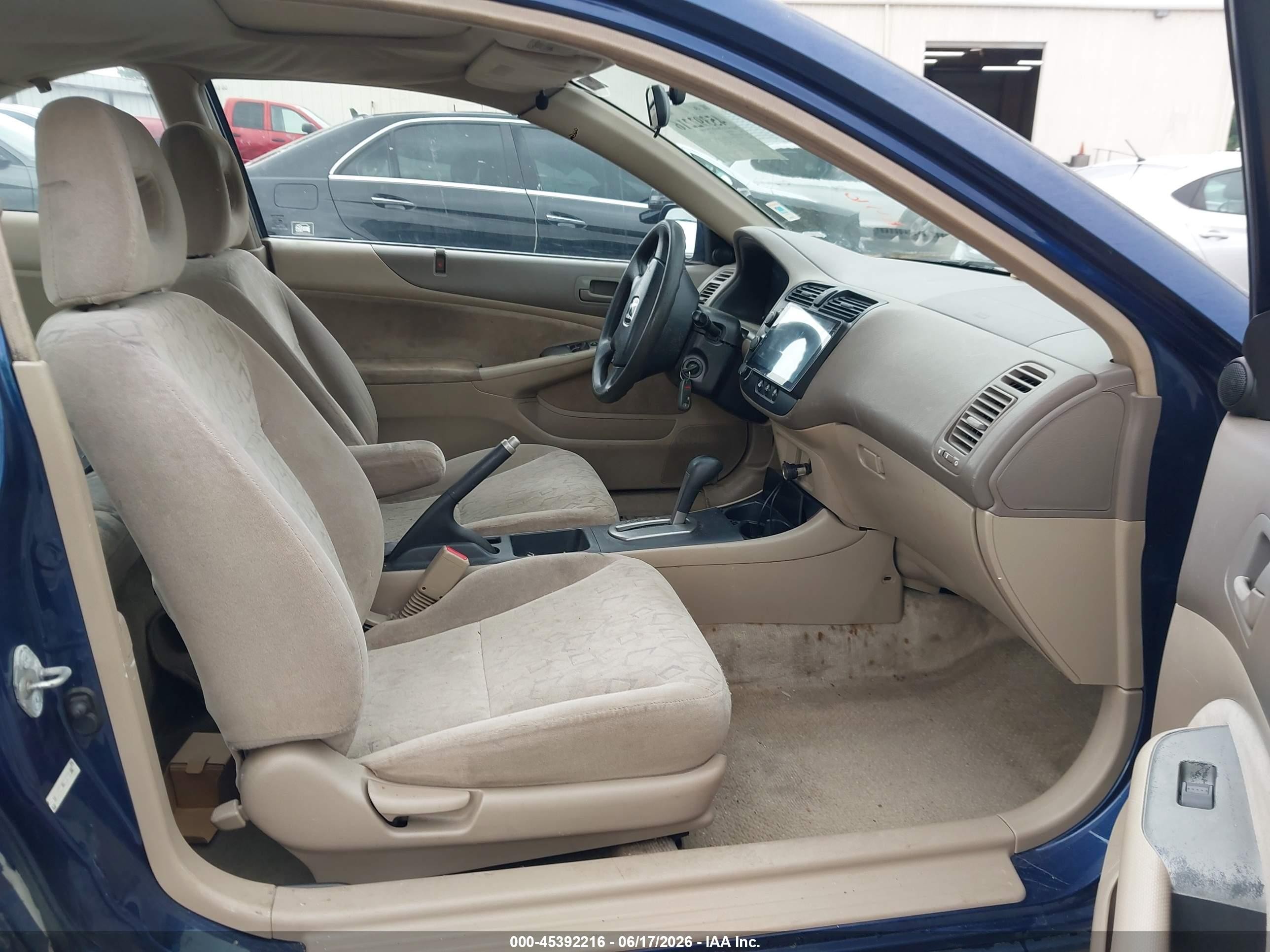 2002 Honda Civic Ex Dark Blue vin: 1HGEM22962L079100