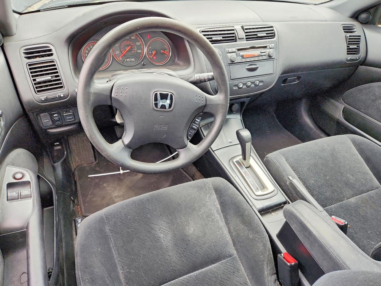 2003 Honda Civic Ex Black vin: 1HGEM22963L013860
