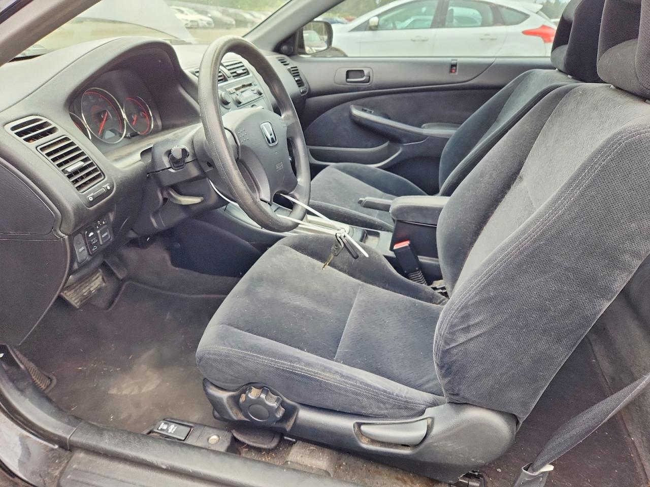 2003 Honda Civic Ex Black vin: 1HGEM22963L013860