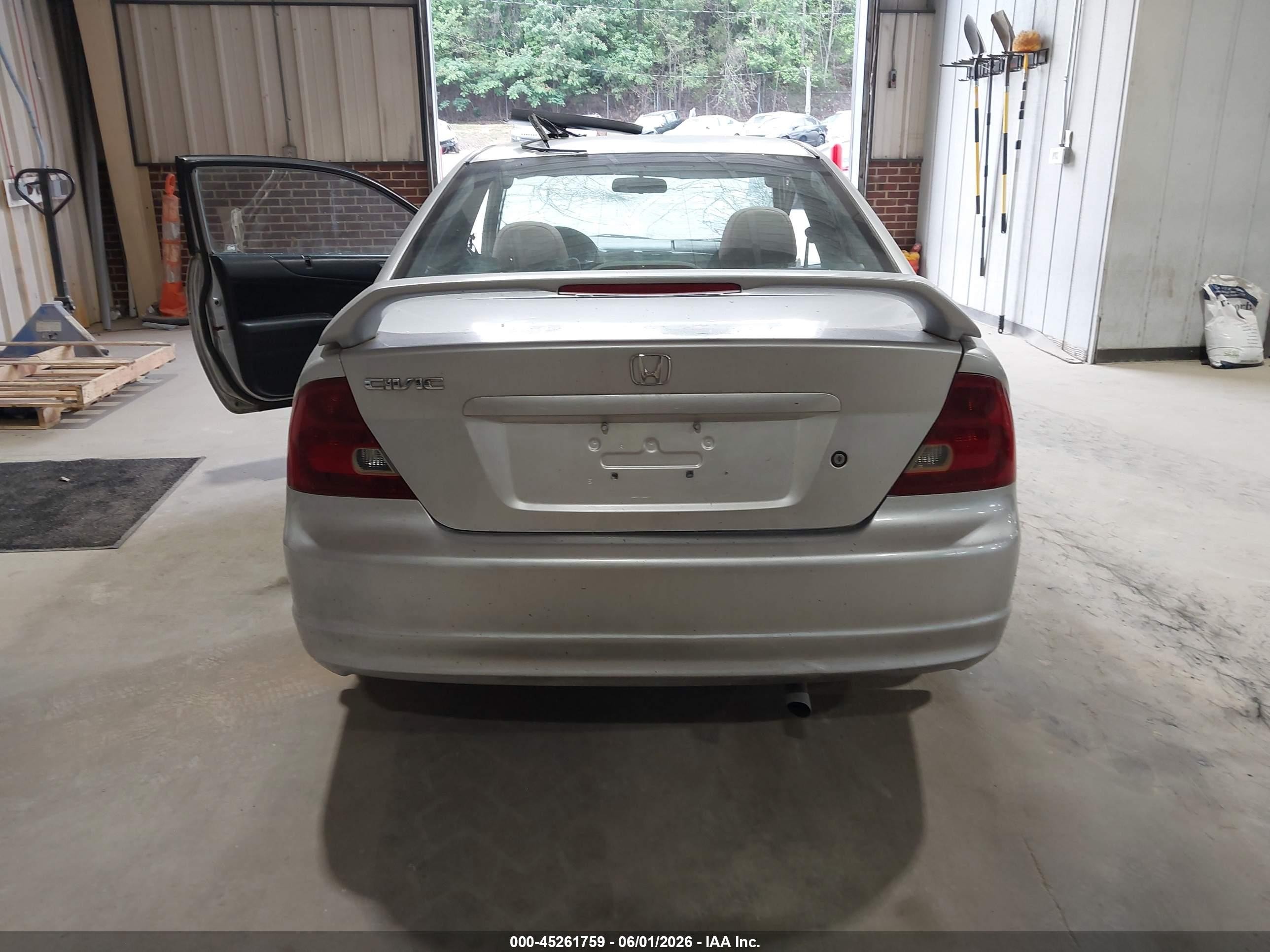2003 Honda Civic Ex Silver vin: 1HGEM22963L019531