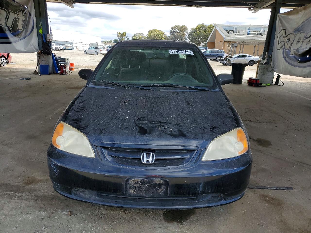 2003 Honda Civic Ex Black vin: 1HGEM22963L034014