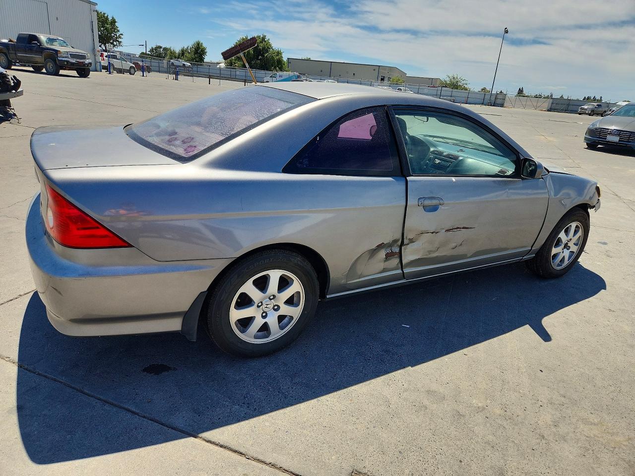 2004 Honda Civic Ex Gray vin: 1HGEM22964L011852