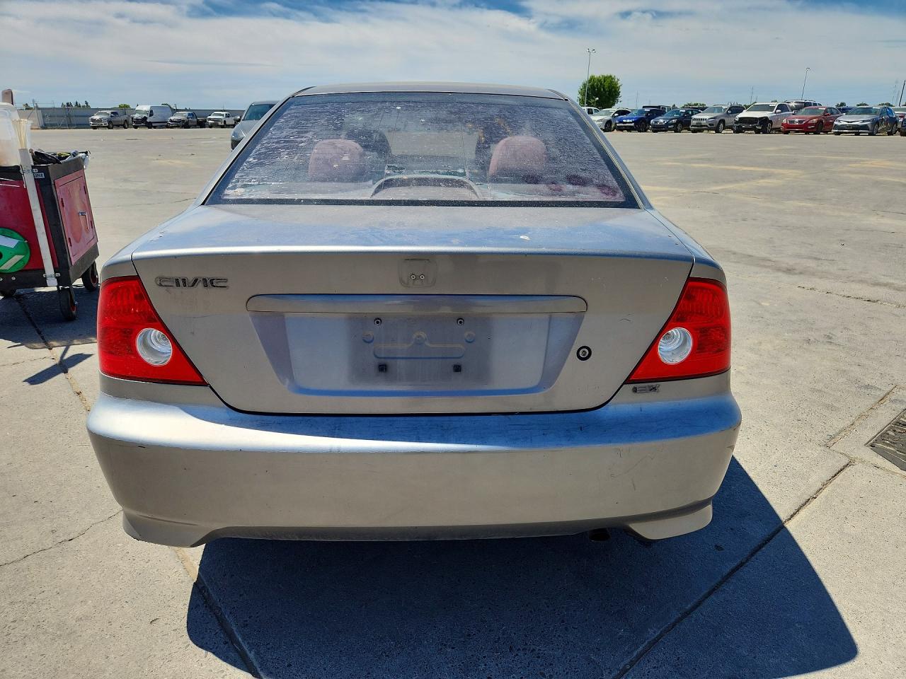 2004 Honda Civic Ex Gray vin: 1HGEM22964L011852
