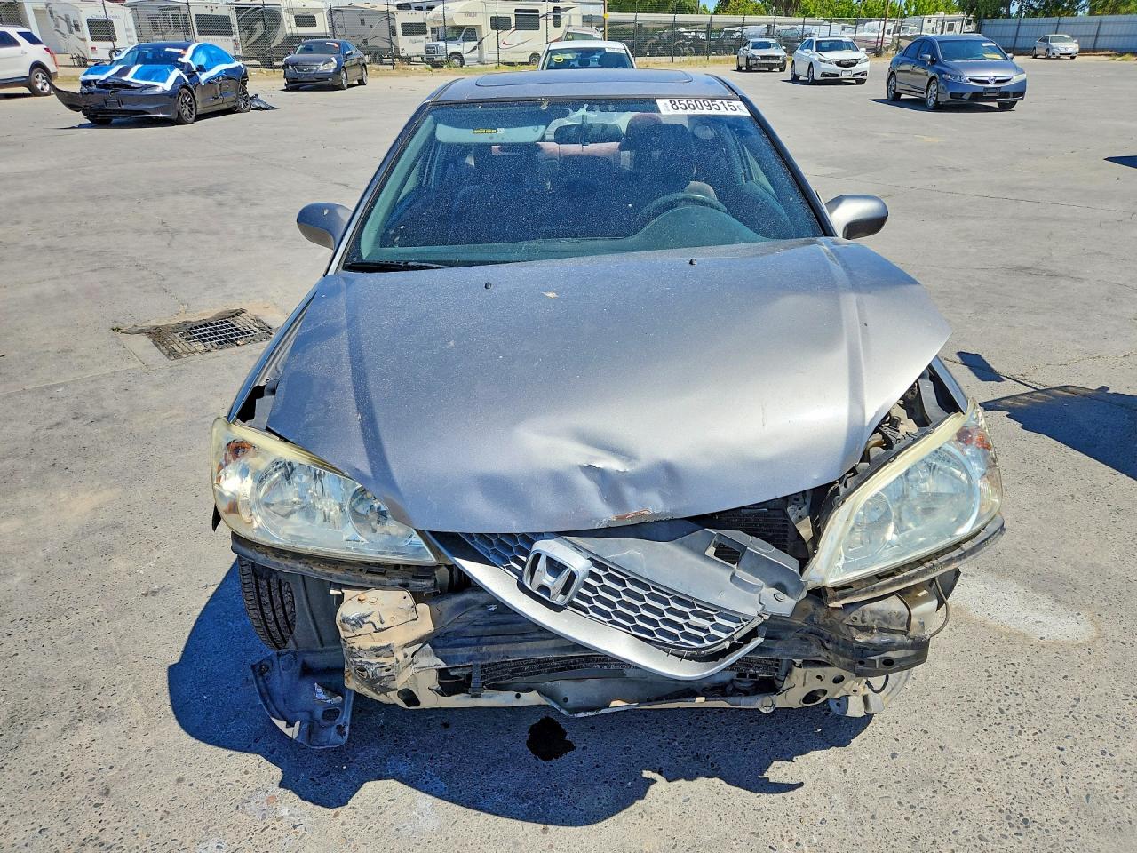 2004 Honda Civic Ex Gray vin: 1HGEM22964L011852