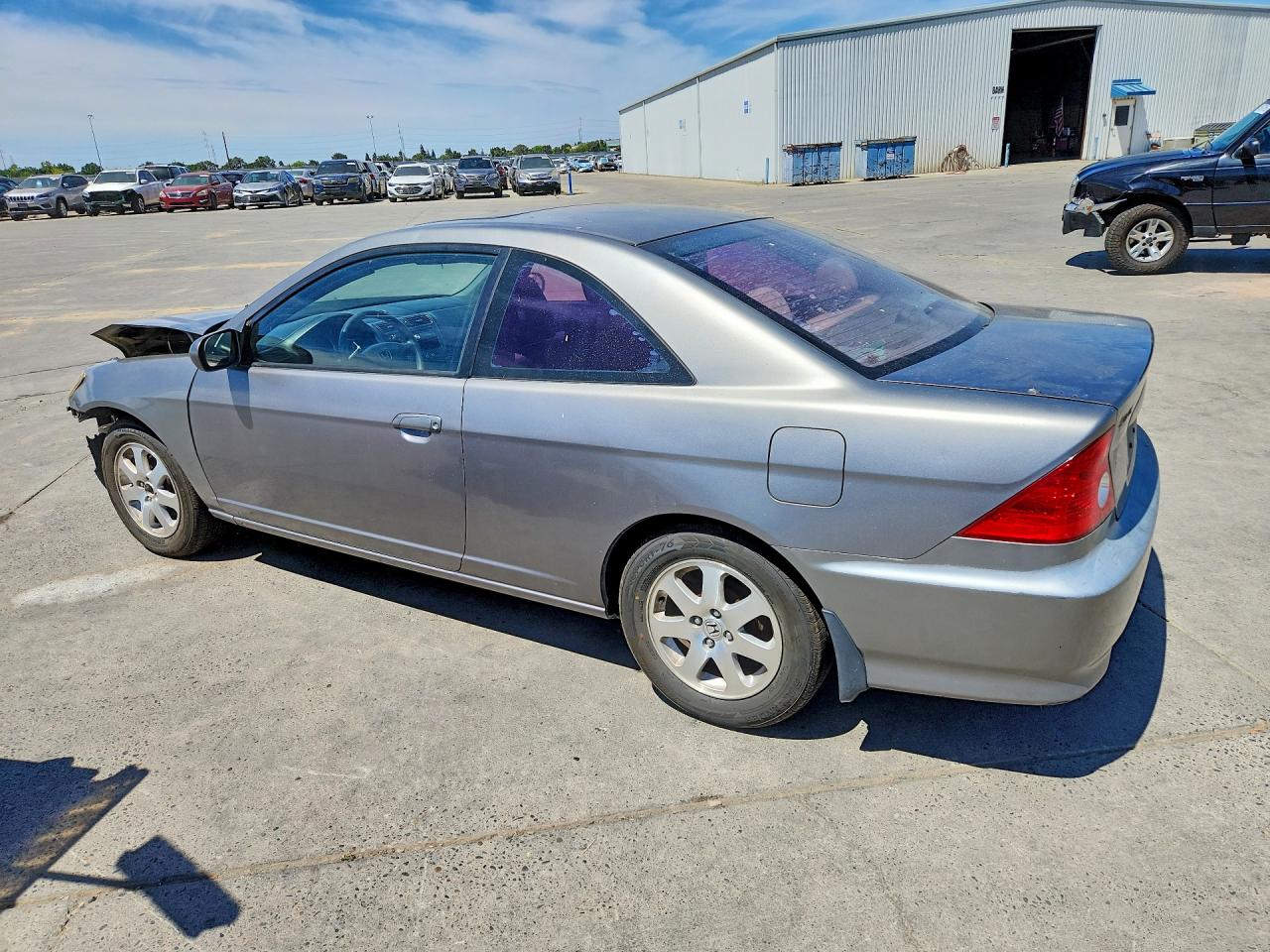 2004 Honda Civic Ex Gray vin: 1HGEM22964L011852