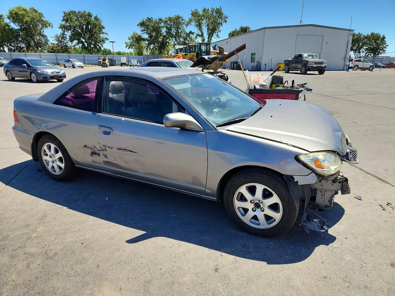 2004 Honda Civic Ex Gray vin: 1HGEM22964L011852