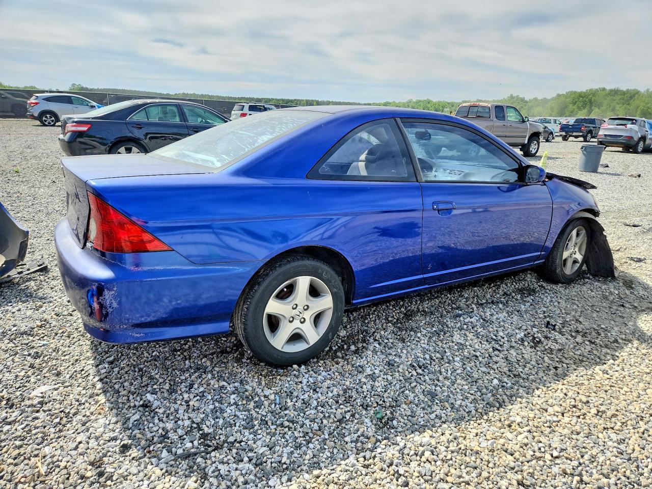 2005 Honda Civic Ex Blue vin: 1HGEM22965L047168