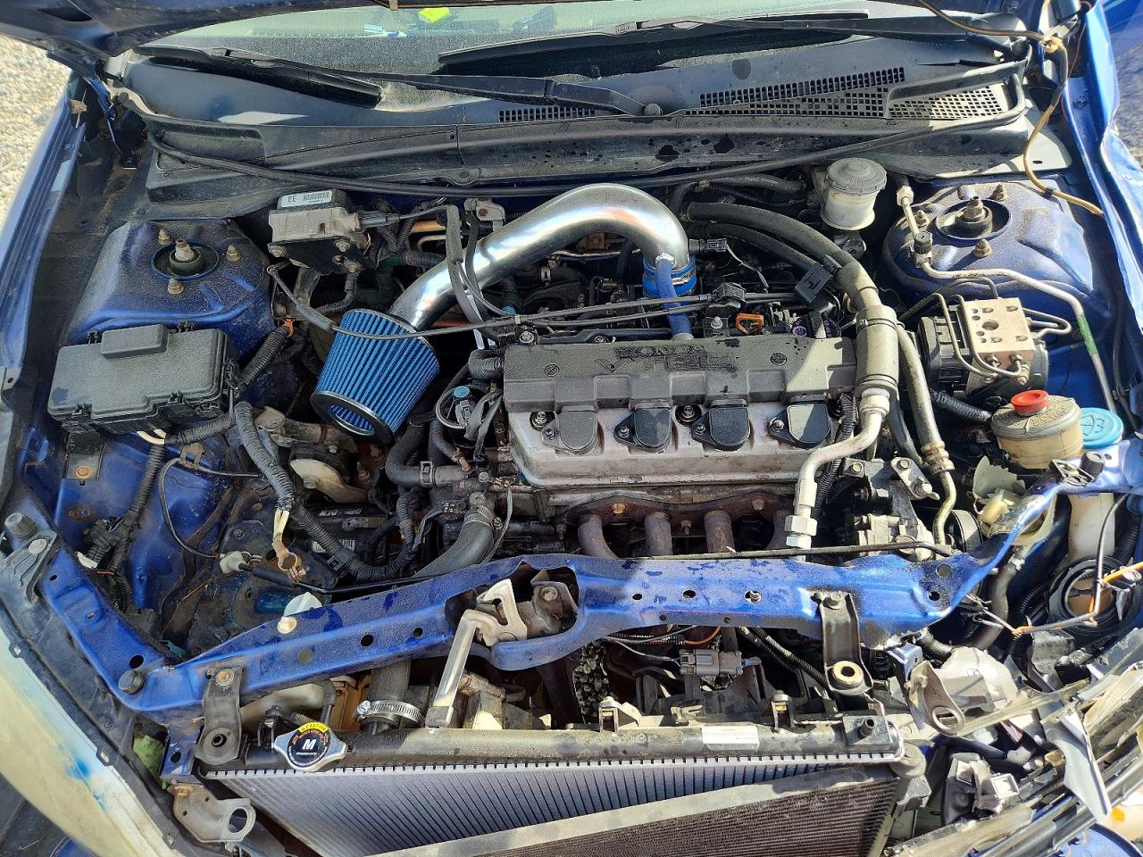 2005 Honda Civic Ex Blue vin: 1HGEM22965L047168