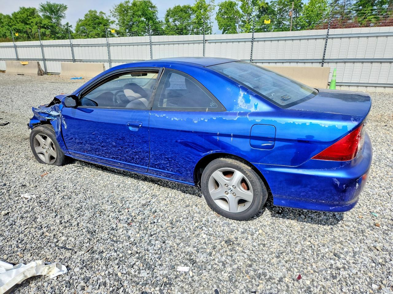 2005 Honda Civic Ex Blue vin: 1HGEM22965L047168
