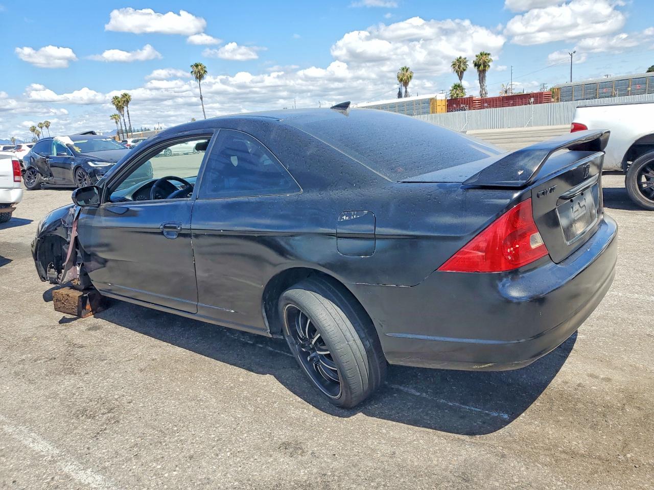 2001 Honda Civic Si Black vin: 1HGEM22971L088516